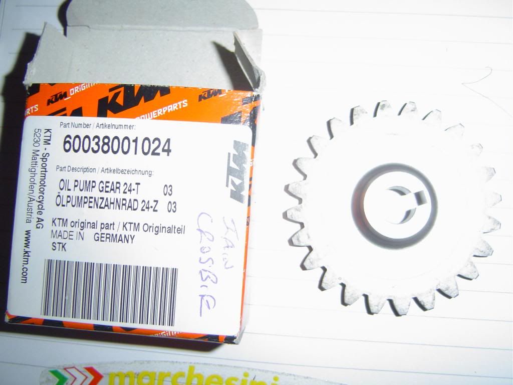 Oil pump gear KTM Owners Forum